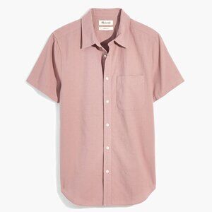 Madewell Crinkle Cotton Perfect Short-Sleeve Shirt